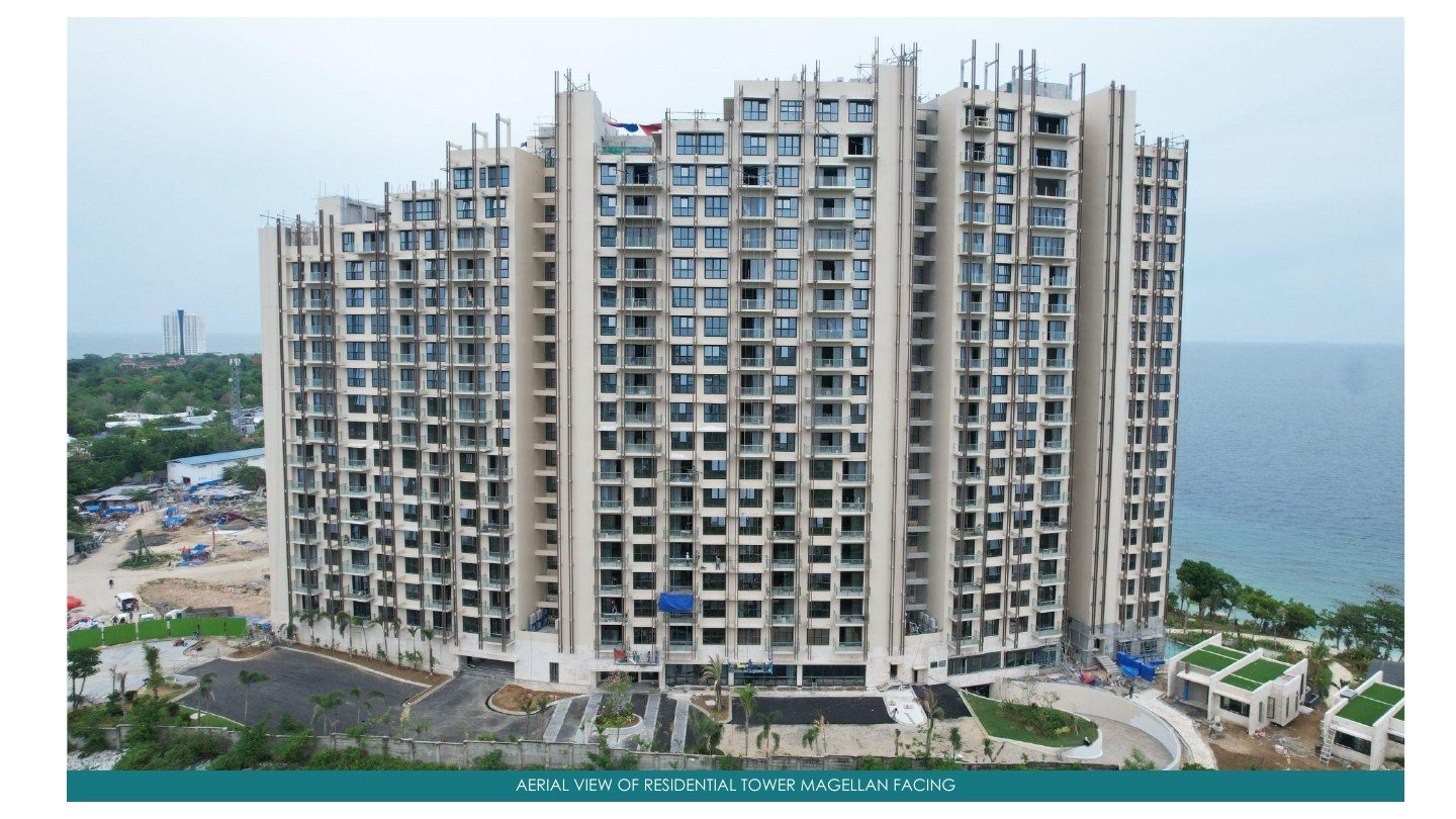 Residential tower exterior — supplied project photo